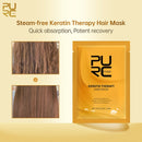 PURC Professional Brazilian Keratin Hair Treatment Cream Straightening Smoothing Scalp Treatment Purifying Shampoo Hair Care