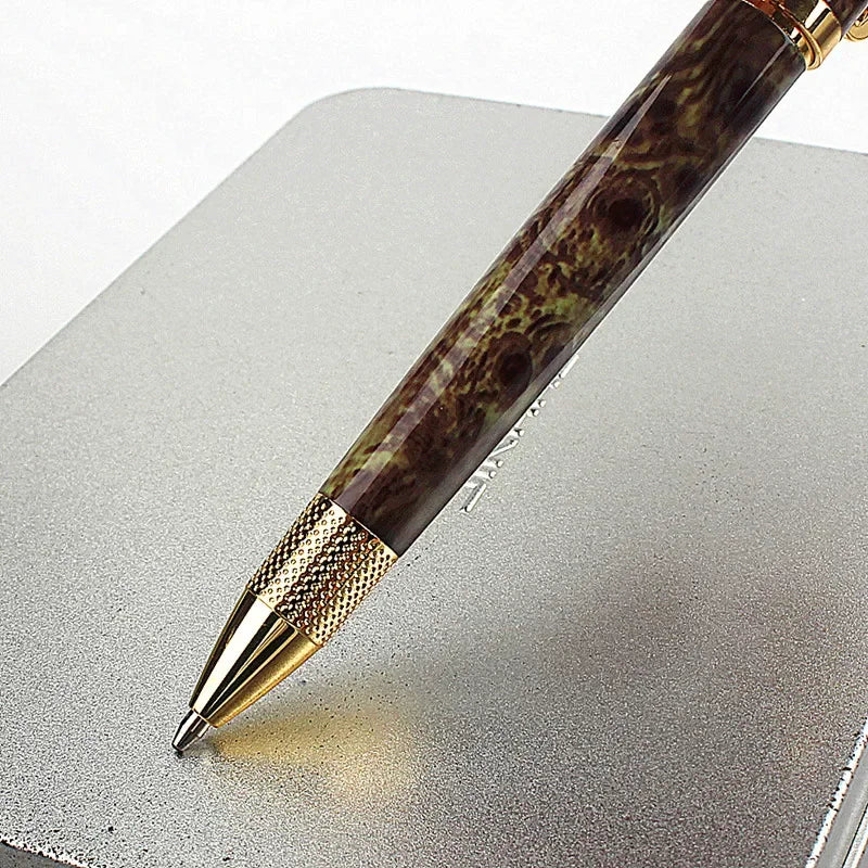 Luxury Heavy Feel Metal Ballpoint Pens School Business Office Signature Roller Pen Writing Ballpen Student Stationery Supplies