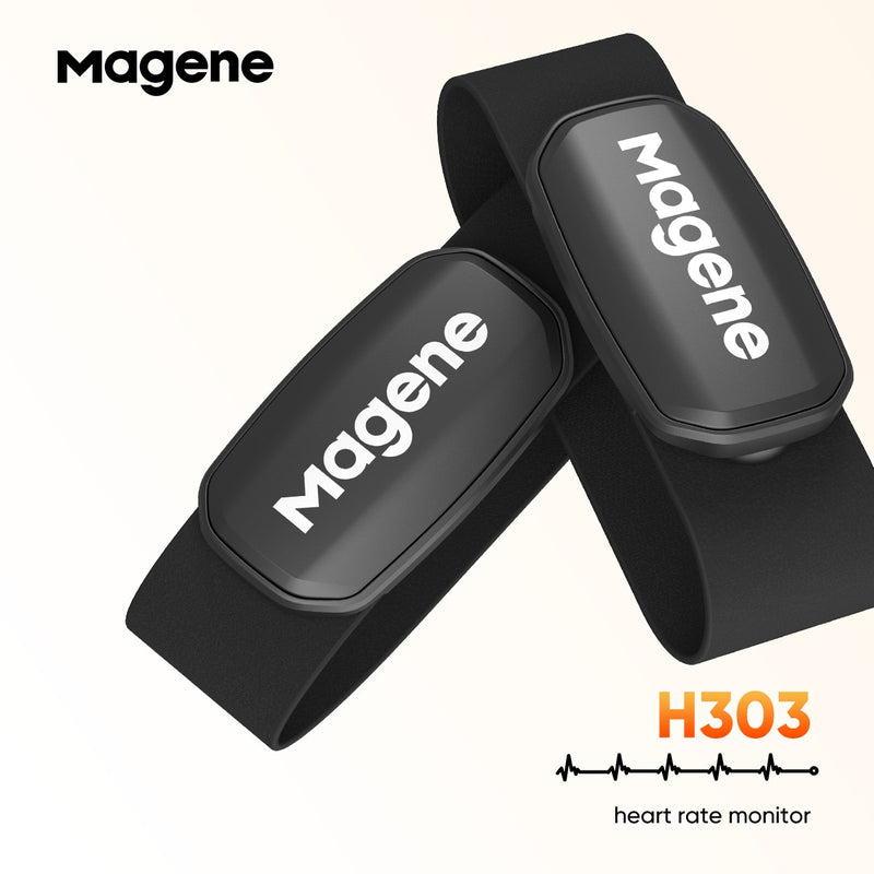 Magene H303 Heart Rate Sensor Bluetooth ANT Upgrade HR Monitor With Chest Strap Dual Mode Computer Bike  Sports Band Belt