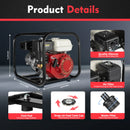Gas-Powered 2-Inch 6.5HP 4-Stroke Gas Water Semi Trash Pump Gas-Power Water Irrigation Transfer Pump