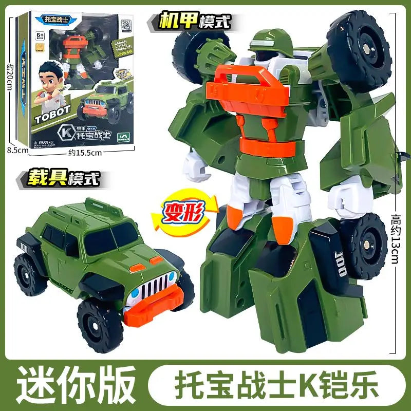 Mini Tobot Transformation Robot Toys Korea Cartoon Brothers Anime Tobot Deformation Car Airplane Toys for Children Gift