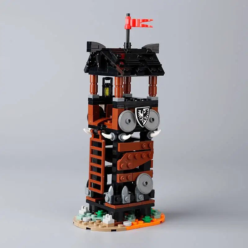 MOC City Series Building Blocks Figure Furniture House Kitchen Medieval Accessories DIY Bricks Set Christmas Toys for Kid Gifts