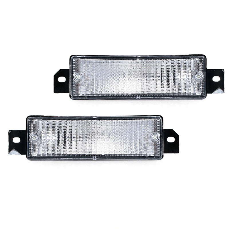 1Pair 63131380965 63131380966 Front Bumper Indicator Turn Signal Light Fog Lamp No Bulb For BMW 3 Series E30 1987-1990 1991