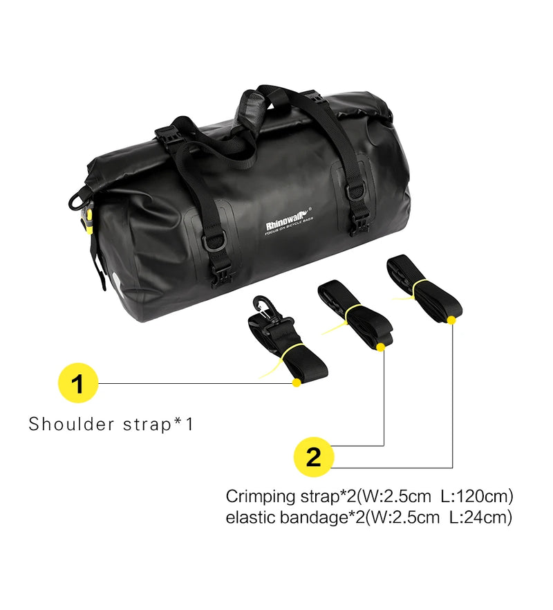 Rhinowalk Bike Bag 20-30L Waterproof Multi-Purpose Large Capacity Cycling Storage Receive Packages In Bicycle Parts