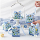 12/30 Pcs Plant Flower Candy Box Beauty Biscuit Accompanying  Paper Boxes Suitable for Wedding Birthday Valentine's Day