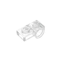 Gobricks 10PCS Bricks Plate Modified 1 x 2 with Pin Hole on Bottom compatible with lego 18677 28809 pieces of children's toys