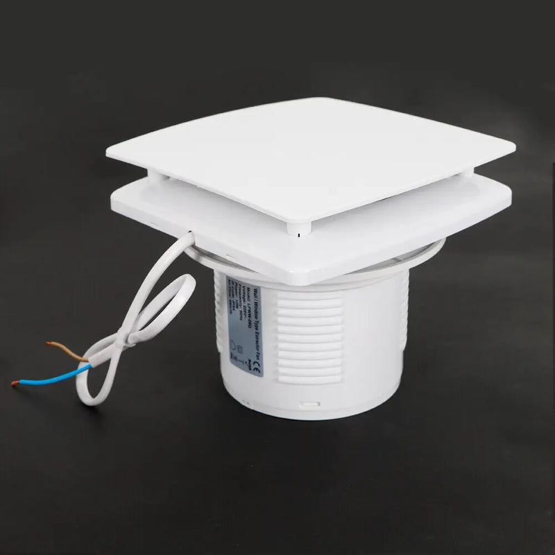 12W Wall Exhaust Fan Ventilation Channel Fan Bathroom Kitchen Garage Pipe Tube Fan 100mm 220V DHL