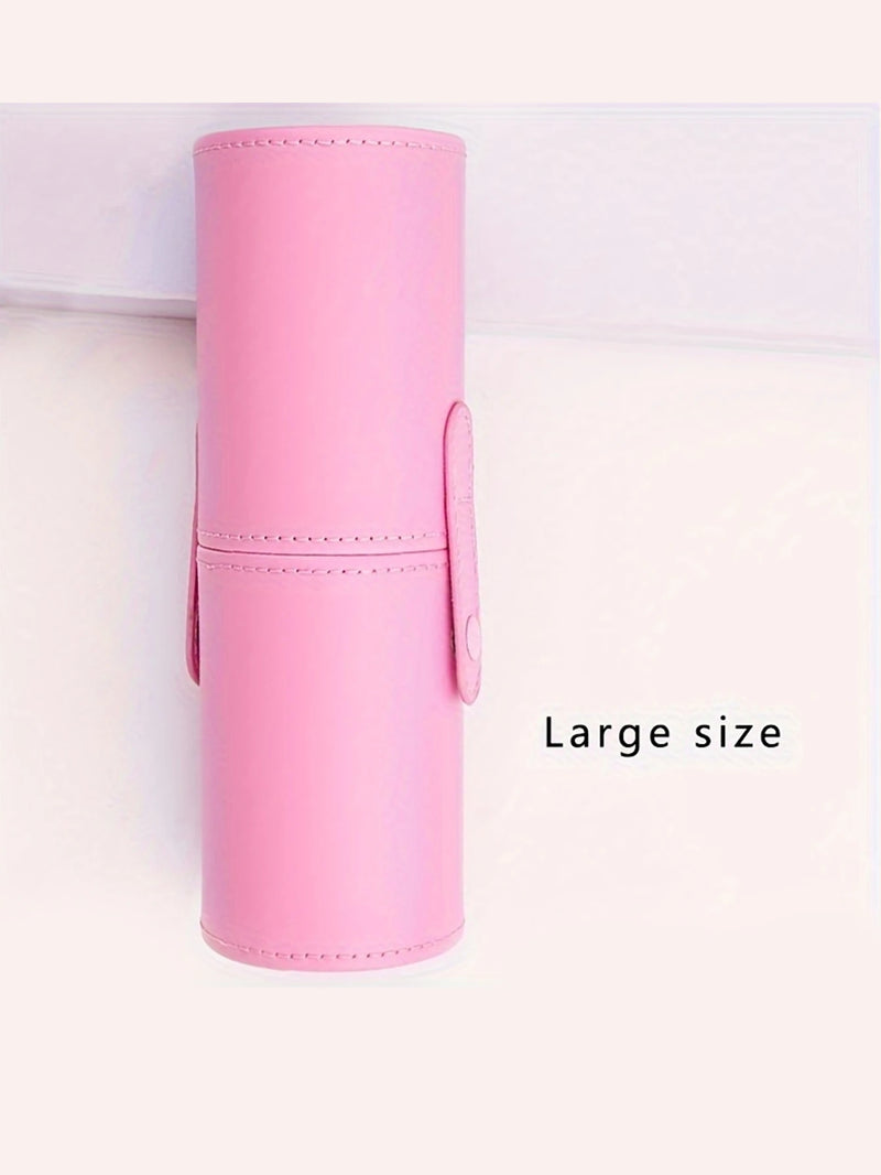 Makeup Brush Holder Large Capacity Make up Brush Case Organizer Cosmetic Cup Cylinder Storage Bag