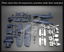 6pcs/set World War II the United States F4U Pirate Carrier Fighter 4D Assembly 1/48 Military Aircraft Model Toy