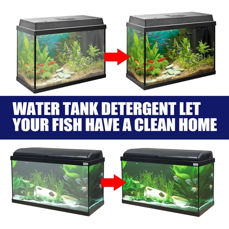 Purifier Aquarium Algae Removal Algaecide Detergent Cleaning Tool Cleaning Agent Algae Prevention Fish Tank Moss Remover 50g