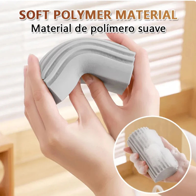 Damp Clean Duster Sponge Dusting Wet Duster Powder Cleaning Sponge Dust Removal Dusters for Home Car Kitchen Bathroom Scrub