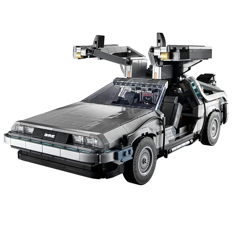 Miniso Disney Back to the Future Time Machine Compatible 10300 Building Blocks Technical Car Bricks Construct Toys For Children