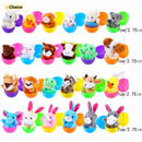 24Pcs Filled Easter Eggs Basket Stuffers With Stuffed Bunny Dolls Boys And Girls 2025 Easter Gifts Party Stuffed Dolls