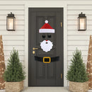 Christmas Door Window Stickers DIY Felt Cloth Elk Snowman Santa Claus Wall Sticker Noel Christmas Decoration Happy New Year 2025