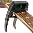 TCapo20 Acoustic Guitar Tuner Capo Quick Change Key Capo Tuner Alloy Material for Electric Guitar Bass Chromatic Accessories