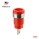 5PCS 4MM Banana Plugs Female Jack Socket Plug Wire Connector 5 Colors Each 1PCS Multimeter Socket Banana Head Female