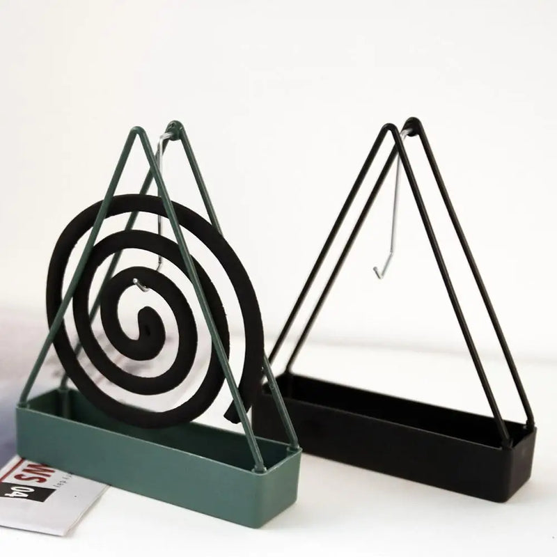 Plastic Mosquito Coil Holder Incense Holders Plastic Black Coil Incense Burner Frame Creativity Incense Bracket For Household