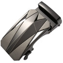 Men's Belt Buckle Accessories Business Ratchet Automatic Alloy Metal Buckle For 3.5cm Width Leather Belt Strap No Holes