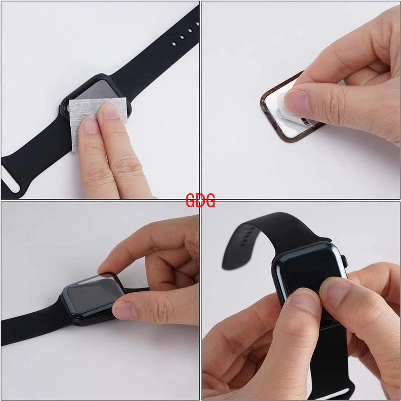 1-4PCS Protector Film for Apple Watch 7 6 SE 5 4 8 Screen Protectors 40MM 41MM 42MM 44MM 45MM 38MM on Apple watch Ultra 8 49MM