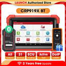LAUNCH X431 CRP919X BT OBD2 Scanner Automotive Diagnostic Tools Car CANFD DOIP ECU Coding Professional Scan 2 Years Free Update