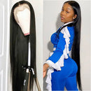 40 Inch Straight Lace Front Human Hair Wigs 200% Bone Straight 13x6 HD Lace Frontal Wig 100% Raw Human Hair Wigs for Women