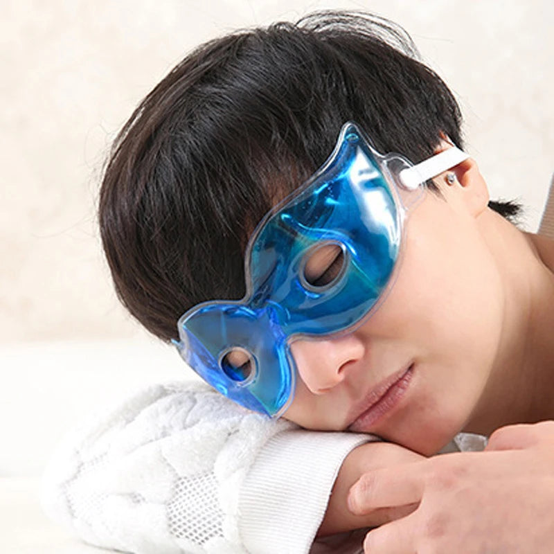 PVC Ice Gel Eye Mask Reuseable Face Mask Cooling Eyes Care Relaxation Relieve Fatigue Cold Relieve Facial Edema Beauty Skin Care