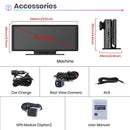 Junsun 10.26 "Wireless CarPlay Android Auto Car Radio 4K Dash Cam Rearview Camera Wifi GPS Navigation Dashboard Video Recorder