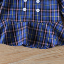 Humor Bear Girls Dresses Spring Autumn Kids Clothes Girls Stitching Princess Dress Children Clothing Fake 2PCS  Birthday Dress