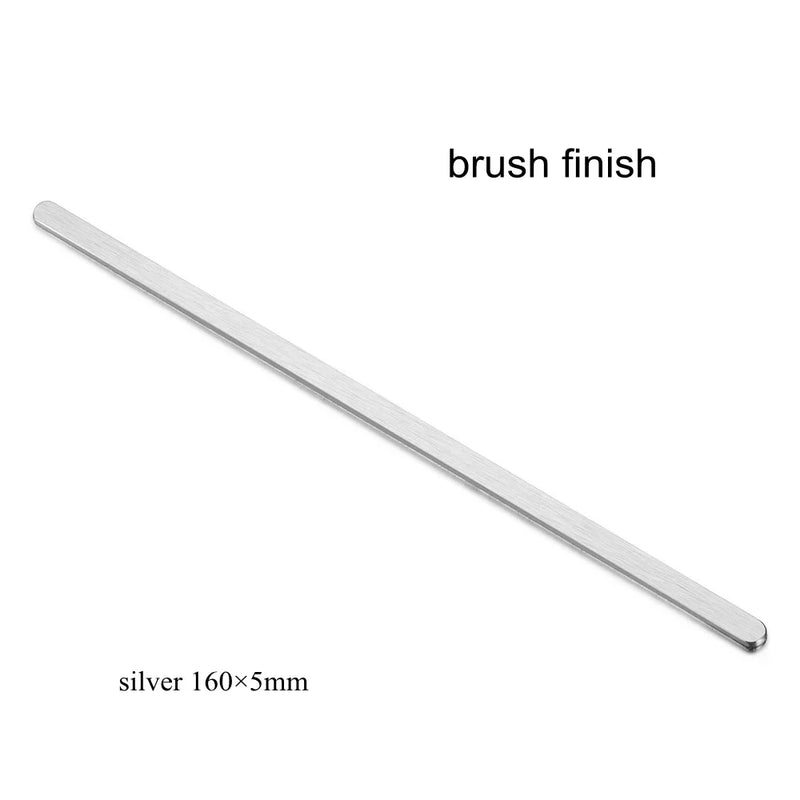 10pcs Stainless Steel Straight Cuff Bangle Blank Plain Rod Bracelet Diy Laser Engraving Bracelet Jewelry Charms Accessories