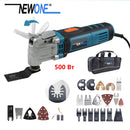 120V/230V 600W Quick Release/Change Oscillating Tool Multifunctional Electric Trimmer Saw DIY Home Improvement Tool Renovator