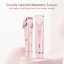 Women Hair Removal Razor Electric Epilator Portable Painless Pubic Legs Body Hair Trimmer for Ladies Bikini Underarms Legs Hair