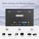 laptop 7 Inch Mini TFT Monitor 1024x600 high pixel LCD Screen Display With HD/VGA/AV Video Input For Home Security Camera