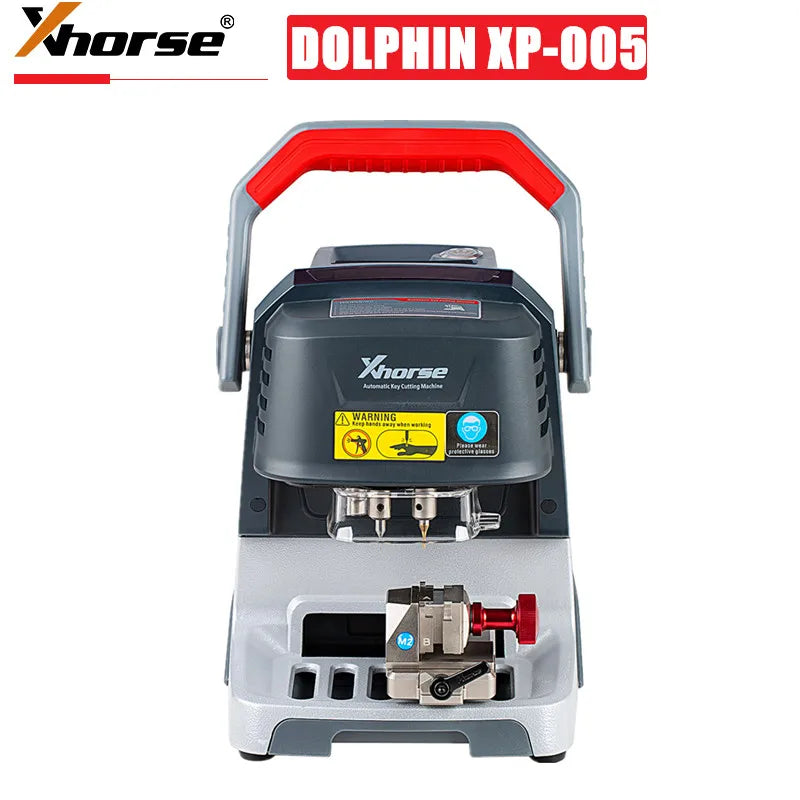 V1.6.5 Xhorse Condor Dolphin XP005 XP-005 Automatic Key Cutting Machine M1 and M2 Clamp or M5 Clamp Supports Sided/Track/Tibbe