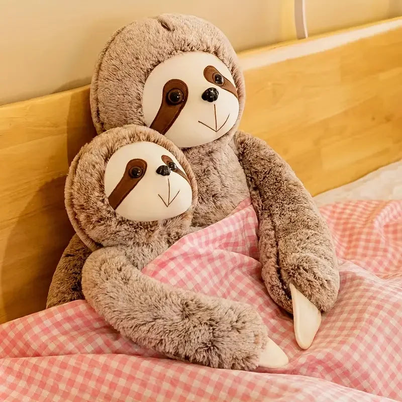 Sloth Stuffed Animals Brown Sloth Doll Kawaii Plush For Toddler Soft Cute Fluffy Plush Toys For Valentine's Day, Easter Gifts Em