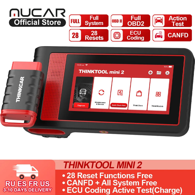 Thinkcar Thinktool Mini Car Diagnostic Tools Lifetime Free 28 Resets All System VIN Wifi Full OBD2 Scanner For Auto DPF EPB IMMO