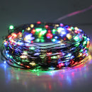 5M/10M/20M LED light string green copper wire Christmas fairy light camping garden terrace party wedding New Year USB battery bo