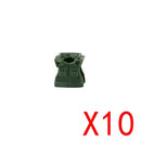 WW2 Military Building Blocks Mini Bricks Solider Figures Gifts Weapon Equipment Accessories USA Greman Vests Armor Toys For Kids
