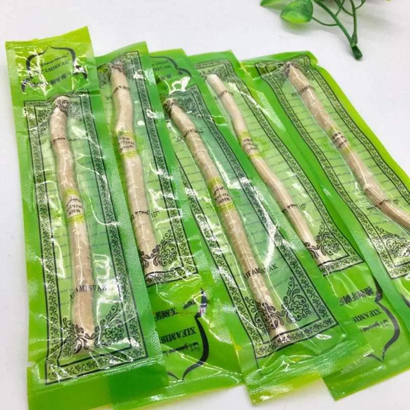 1pc Portable Miswak Siwak Natural Toothbrush Misvak Whitener Manual Teeth Travel Miswaak Traditional Toothbrush Arak T1V7