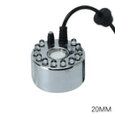 Halloween LED Water Fountain Pond Fogger Mini Mist Maker Fogger Pond Garden Nebulizer For Halloween Christmas Party Decoration