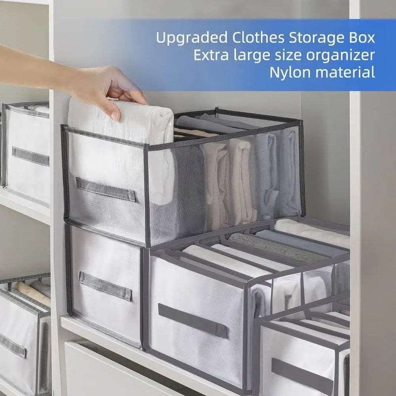 24 Grids Socks Storage Organizer Underwear Jeans Organization Storage Box Closet Clothing Folded Clothes Drawer Organizers Box