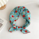 Approx 55cm Cotton Linen Square Scarf Neckerchief Spring Autumn Scarves Neck Scarf Turban Bandanas Headband Decoration for Women