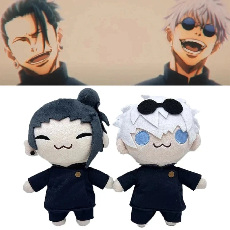 22cm New Gojo Saturo Geto Suguru Jujutsu Kaisen Cosplay Plush Cute Soft Collection Props Birthday Christmas Gift