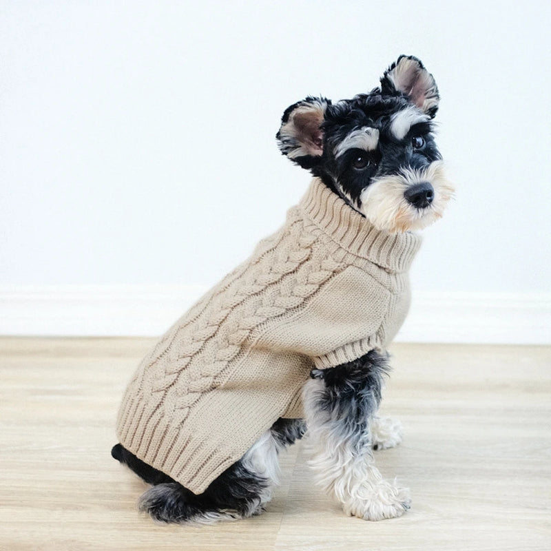 Dog Winter Clothes Knitted Pet Clothes For Small Medium Dogs Chihuahua Puppy Pet Sweater Yorkshire Pure Dog Sweater Ropa Perro