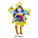 Superhero Theme Kid Birthday Balloon Party Decoration Wonders Woman Banner Cake Card Set Baby Shower Globos Party Event Supplies