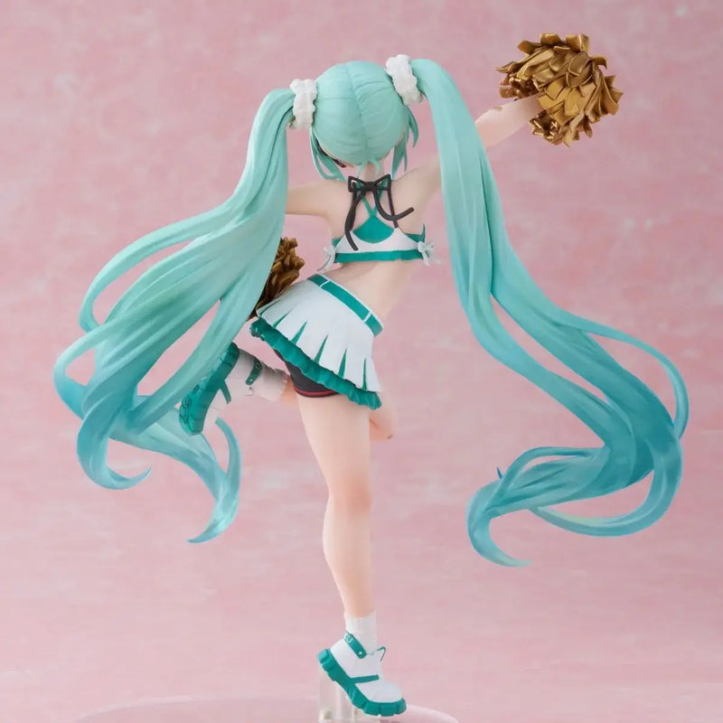 Judai Original Taito VOCALOID Hatsune Miku Fashion Figure Cheerleading Uniform PVC Action Figure Model Collection Doll Toys