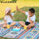 BLACKDEER Camping Mat For Family Nation Style Printed Thicken Waterproof Picnic Beach Mat Child Play Spring Machine Washable