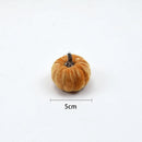 10pcs Velvet Artificial Pumpkin Decoration Desktop Pumpkin Ornament Christmas Thanksgiving Harvest Festival Halloween Decoration