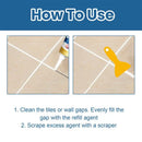 20/120ml Repair Agent Waterproof White Tile Refill Grout Pen Mouldproof Filling Agents Wall Porcelain Bathroom Paint Cleaner