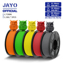 JAYO 5Rolls PETG Filament 1.75mm High Speed PETG 3D Printer Filament 1.1KG/Roll High Flow Speedy Matte 3D Printing Materials