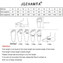JOZHAMTA Size 34-43 Women Sparkly Glitter Ballet Flats Shoes Soft Sequin Low Heels Shoes 2025 Spring Dance Bling Bling Ins Dress